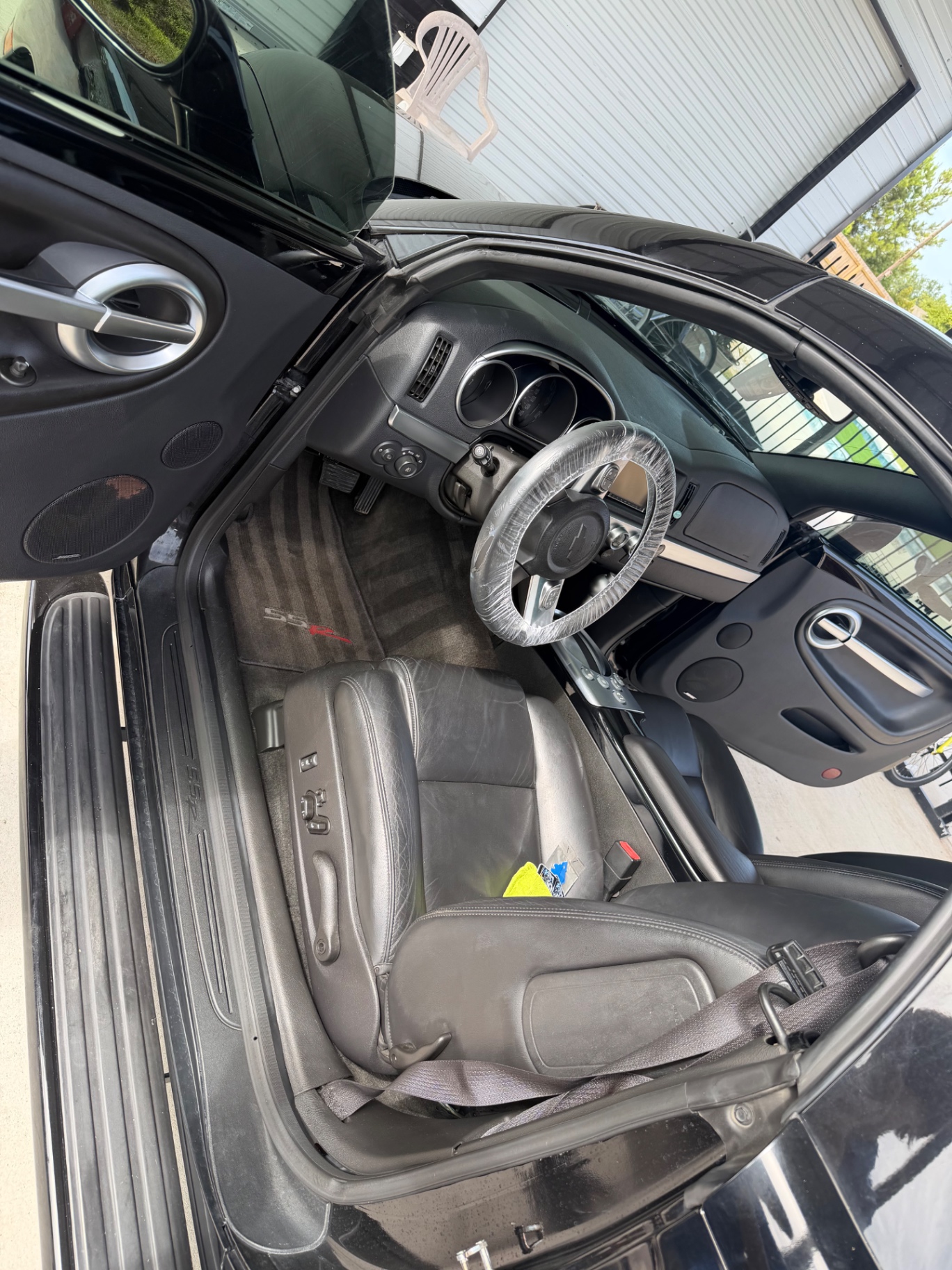 Chevy SSR SS leather interior freshly detailed
